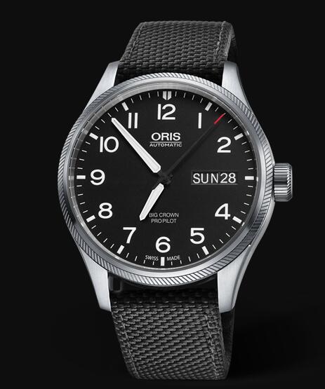 Review Oris Aviation Big Crown Propilot Big Day Date 45MM Replica Watch 01 752 7698 4164-07 5 22 15FC